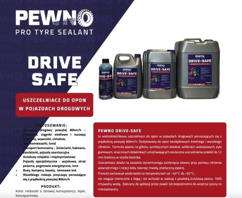 Pewno DRIVE-SAFE 5l. z aplikatorem