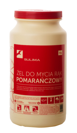 SULIMA ŻEL DO MYCIA RĄK POMARAŃCZOWY 4kg